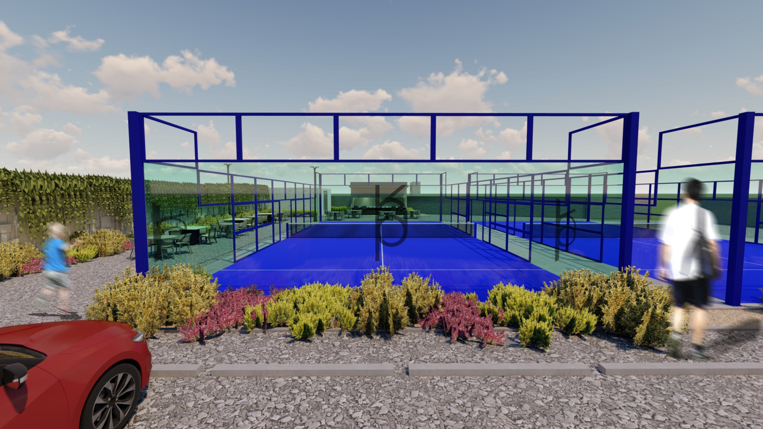 Kihka Padel Court Atmosphere